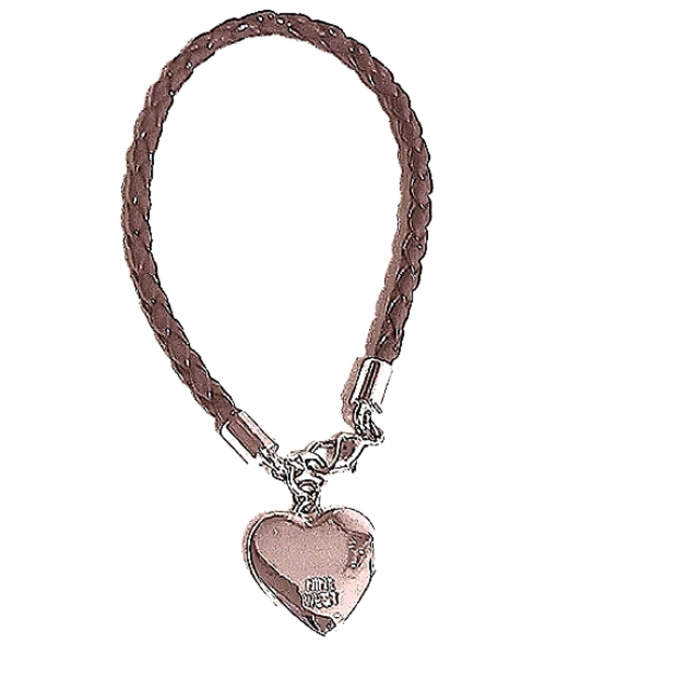 Nine West Braided Heart Bracelet With Heart ❤️ Charm!
